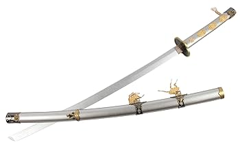 刀剣乱舞-鶴丸国永 cosplay 武具 日輪刀 模造刀 刀装具 居合刀 Amazon.co.jp: 【Azuiblc】刀剣乱舞 鶴丸国永 太刀 模造刀 刀 剣